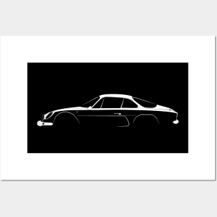 Alpine A110 1300 G Silhouette Posters and Art